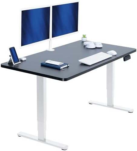 VIVO Black 55 x 28 in Standing Desk, DESK-KIT-2W55B by VIVO