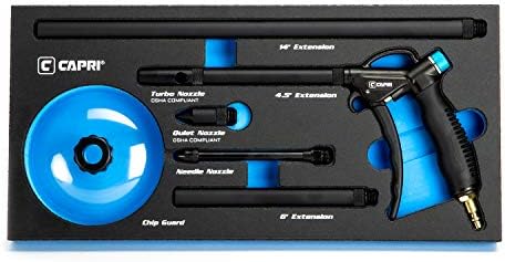 Capri Tools Air Blow Gun (High Performance Air Blow Gun/Master Set), CP21350MT by CapriTools