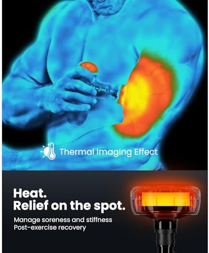 BOB AND BRAD Q2 Mini Massage Gun with Heat for Muscle Relief, Pocket-Sized - Image 2