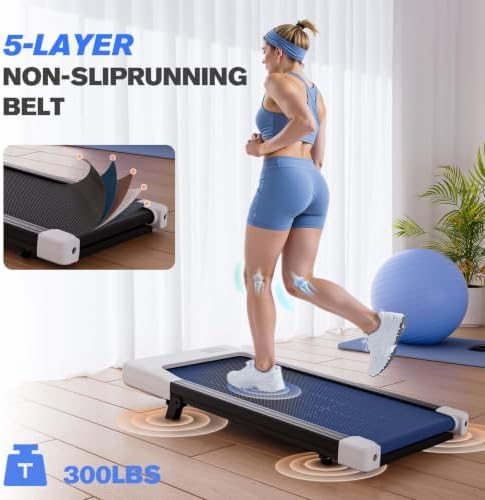 6% Incline 300 lbs Walking Pad Under Desk Treadmill - Image 6