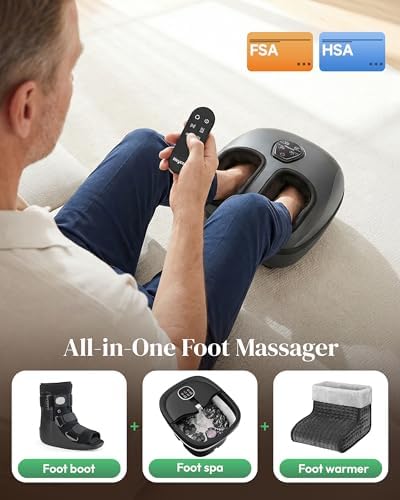 Heycool Shiatsu Foot Massager with Heat FSA Eligible HSA, Gift Men Women - Image 5