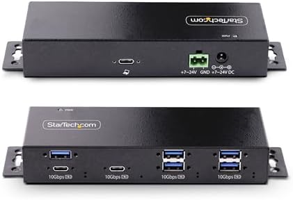 StarTech 7-Port Industrial USB Hub 10Gbps, TAA, USB 3.2 Gen 2 (HB31C5A2CME) - Image 3