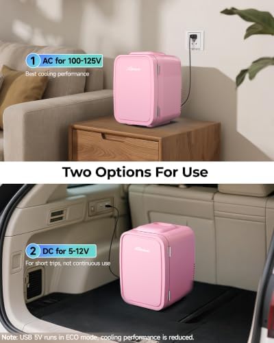 BEICHEN Mini Fridge 4 Liter/6 Can Portable Compact Refrigerator - Image 4