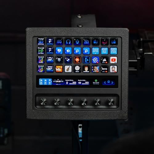SimSport Gadget Enclosure for Stream Deck + XL with Metal Swivel Mount Sim Rig Aluminum Profile - Image 3