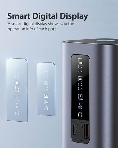 Baseus Spacemate Docking Station 11-in-1 with Triple Display for Windows - Image 5