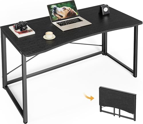 Huuger Folding Desk for Small Spaces, 39.4 Inch Foldable Computer Table by Huuger