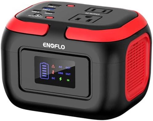 ENOFLO Portable Power Station, 97.68Wh Solar Generator by PortablePowerStationSolarGenerators