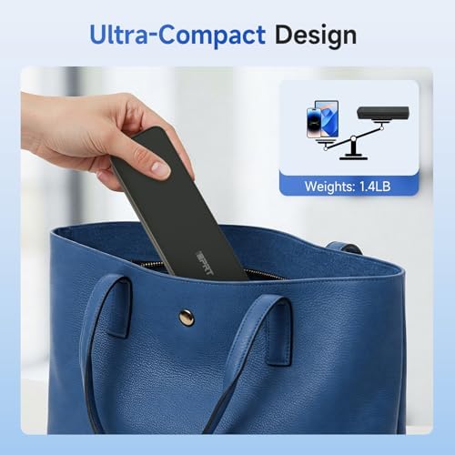 iDPRT Portable Printer Wireless for Travel - Bluetooth Mobile Printer Support for 8.5"x11" US Letter, Inkless Compatible with iOS, Android, Laptop for Office, Car and Home (300DPI, Black) - Image 3