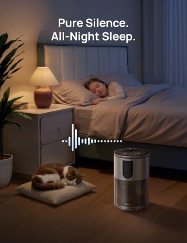 DREO Smart Pet Air Purifier for Home, Bedrooms Air Cleaner with Wi-Fi/Voice/Alexa, Auto/Turbo/HEPA Sleep Mode for Smoke, Dust, Pollen, Odor, PM2.5 Quality Monitor, 4 Speeds, DR-HAP009AS (DREO 539AS) - Image 6
