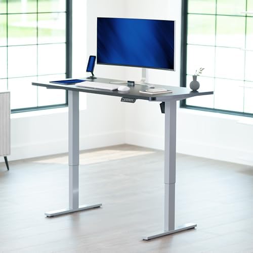 VIVO Black 55 x 28 in Standing Desk, DESK-KIT-1G55B - Image 2