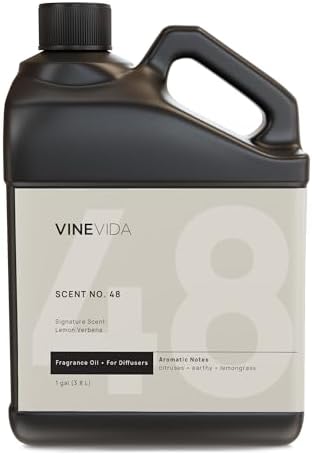 VINEVIDA [128 Fl Oz] Lemon Verbena Fragrance Oil for Cold Air Diffusers, Essential Oils for Diffuser Oil Refill & Air Freshener Room Spray by VINEVIDA