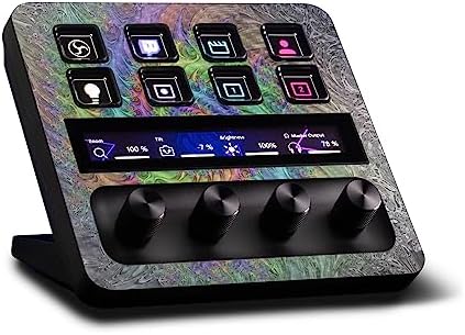 MightySkins Carbon Fiber Skin Compatible with Elgato Stream Deck + - Tripping | Protective, Durable Textured Carbon Fiber Finish | Easy to Apply, Remove, and Change Styles | Made in The USA by MIGHTY+SKINS