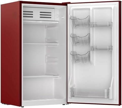 Frigidaire Refrigerator-Retro Mini Fridge Energy Saving-Adjustable Thermostat Control- Ideal for Dorm, Office, RV, Garage, Apartment 3.1 Cu Ft, RED - Image 4