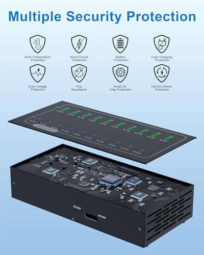20 Port 690W USB Charging Station Dual PD100W USB C Charger for Laptop - Image 6