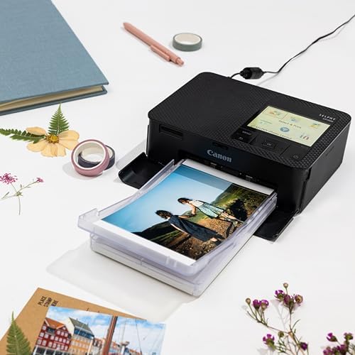 Canon Selphy CP1500 Wireless Compact Photo Printer (Black) - Image 3