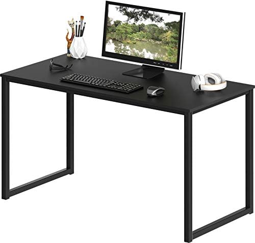 SHW Mission 40-Inch Home Office Computer Desk, Black by SHW