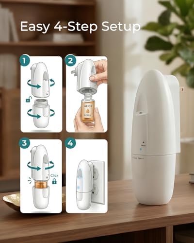 Smart Plug-in Waterless Oil Diffuser, Bluetooth/App Control, Up to 800 Sq Ft Coverage, Silent Cold-Air Diffuser for Home & Office, No Water, Pet & Kid Safe - Image 6