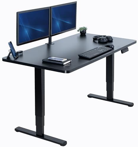 VIVO Black 55 x 28 in Standing Desk, DESK-KIT-2B55B by VIVO