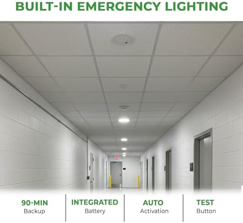 E2 Lighting 8 Inch Recessed LED Light with Emergency Battery Backup, 8 Inch Retrofit LED Recessed Light, 18W Dimmable Slim LED Downlight, 3CCT Tunable 3000K/4000K/5000K Fixture - Image 5