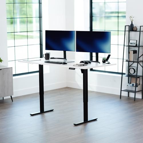 VIVO White 71 x 36 in Standing Desk, DESK-KIT-1B7W-36 - Image 2