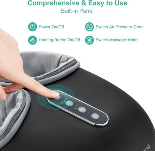 Medcursor Foot Massager with Heat, Shiatsu Deep Kneading, Size up to US 13 - Image 3