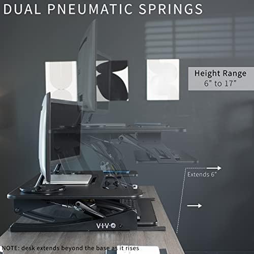 VIVO Black 42 in Standing Desk Converter, DESK-V000VL - Image 5