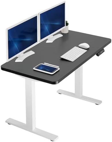 VIVO Black 43 x 24 in Standing Desk, DESK-KIT-1W4B by VIVO