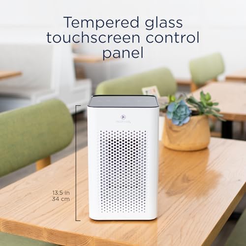 Medify MA-25 Air Purifier with HEPA Filter | 825 ft² Coverage in 1hr for Allergens, Smoke, Wildfires, Odors, Pollen, Pet Dander | Quiet Removal to 0.3 Microns | White, 1-Pack - Image 2