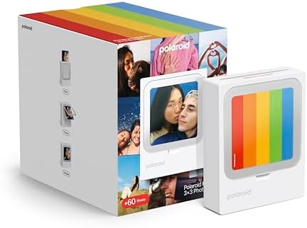 Polaroid Hi-Print - Bluetooth Connected 3x3 Photo Dye-Sub Printer Photo Paper Bundle - 60 Photo Sheets Inlcuded (6647) - Image 2