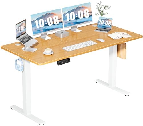 DUMOS 63 Inch Electric Standing Desk, Memory Adjustable Home Office Desk by DumosLifestyle