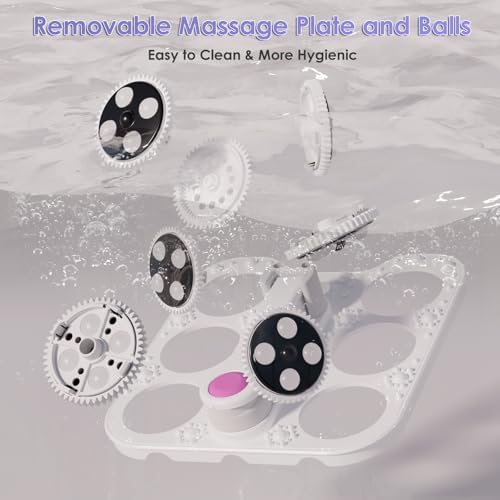 Ranjova Foot Spa Electric Rotary Massage with Heat, Bubble, Remote Control - Image 6