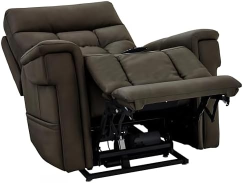 Pride Viva Lift Ultra Power Recliners - Lift Chair for Adults, 400 Lbs Weight Capacity, Lithium Battery Backup, 23" W x 22" D Comfort Seat, Large, Capriccio Smoke - PLR4955L - Image 4
