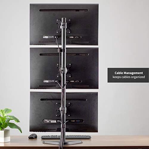 VIVO Triple Monitor Desk Stand for 13 to 27 inch Screens, STAND-V003D - Image 6