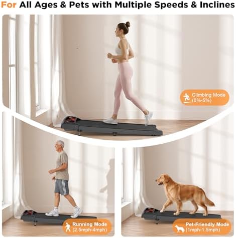 Under Desk Treadmill, Walking Mat with Incline pad - Image 5