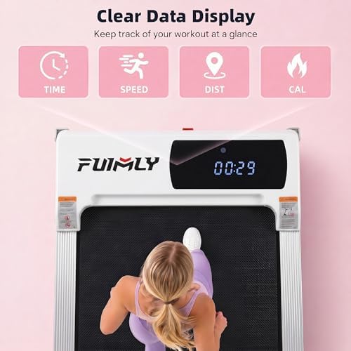 FUNMILY Walking Pad Treadmill Under Desk, 3.0HP Small Treadmill for Home/Office, 2026 Upgrade 3-in-1 Mini Treadmills with Remote Control, LED Display, 300 LBCapacity, No Assembly Required - Image 4