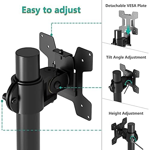 WALI Single Monitor Mount, Vesa Monitor Arm for 13-32 inch, up to 22lbs - Image 5