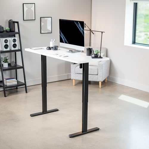 VIVO White 60 x 24 in Standing Desk, DESK-KIT-B06W - Image 2