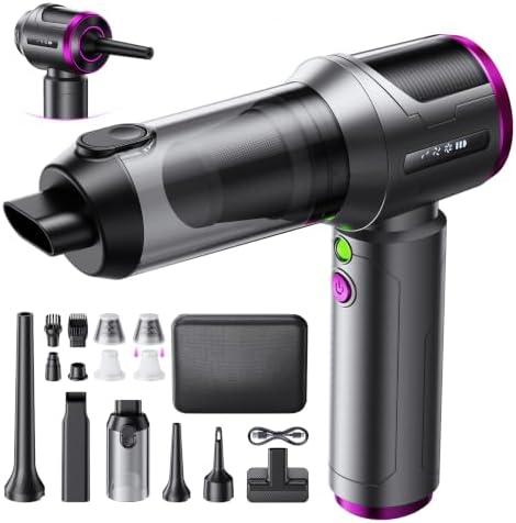 REWONDER Cordless Car Vacuum Cleaner & Blower Portable Handheld Mini Vac High Power by REWONDER