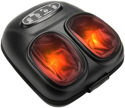 LINGTENG Shiatsu Foot Massager with Heat and Compression by LINGTENG