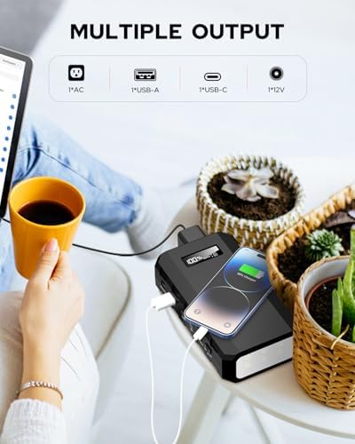 SinKeu 23400mAh/86.58Wh Portable Power Bank with AC Outlet - Image 3