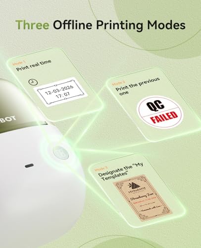 NIIMBOT B2 PRO Label Maker, 300DPI HD Thermal Photo Label Printer, Green - Image 3
