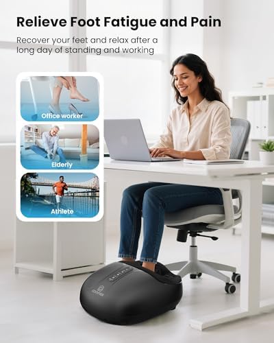 COMFIER Large Shiatsu Foot Massager with Heat, Size 15, FSA Eligible HSA - Image 3