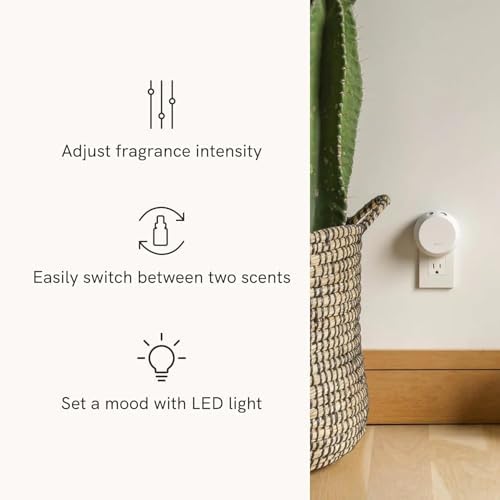 Pura - Smart Home Fragrance Device Starter Set - Pura 4 - Scent Diffuser for Home - Includes Fragrance Aroma Diffuser - Square Box, Linens & Surf and Lavender Fields Scent Refills - Image 2