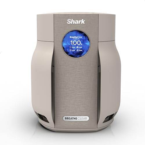 Shark BreatheClear Compact Pro Smart Air Purifier, HP062SD, Dune by Shark