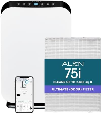Alen 75i HEPA Air Purifier, Ultimate Filter, Covers 2,800 Sq Ft by AlenCorp
