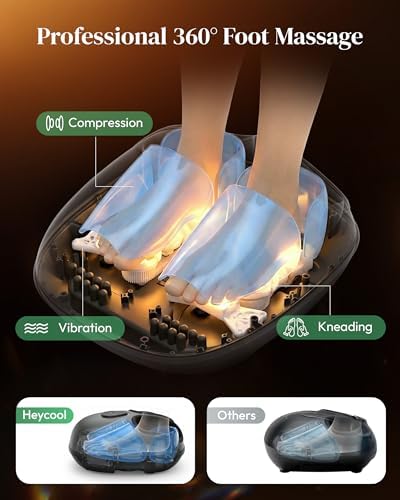Heycool Shiatsu Foot Massager with Heat FSA Eligible HSA, Gift Men Women - Image 4
