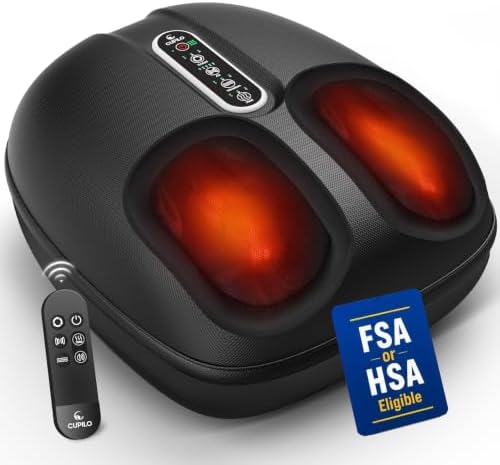 CuPiLo Foot Massager with Heat for Plantar Fasciitis, FSA Eligible HSA by CUPILO