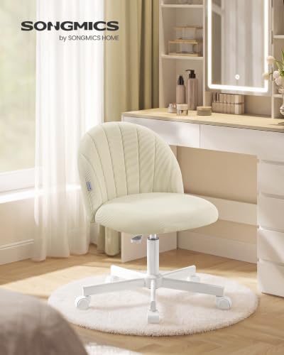 SONGMICS Office Chair, Swivel Makeup Vanity Desk Chair - Image 3