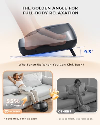 EaseZen Foot Massager with Heat for Neuropathy Plantar Fasciitis Relief - Image 3