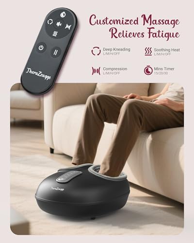 Shiatsu Foot Massager with Heat, Deep Kneading Compression - Image 2